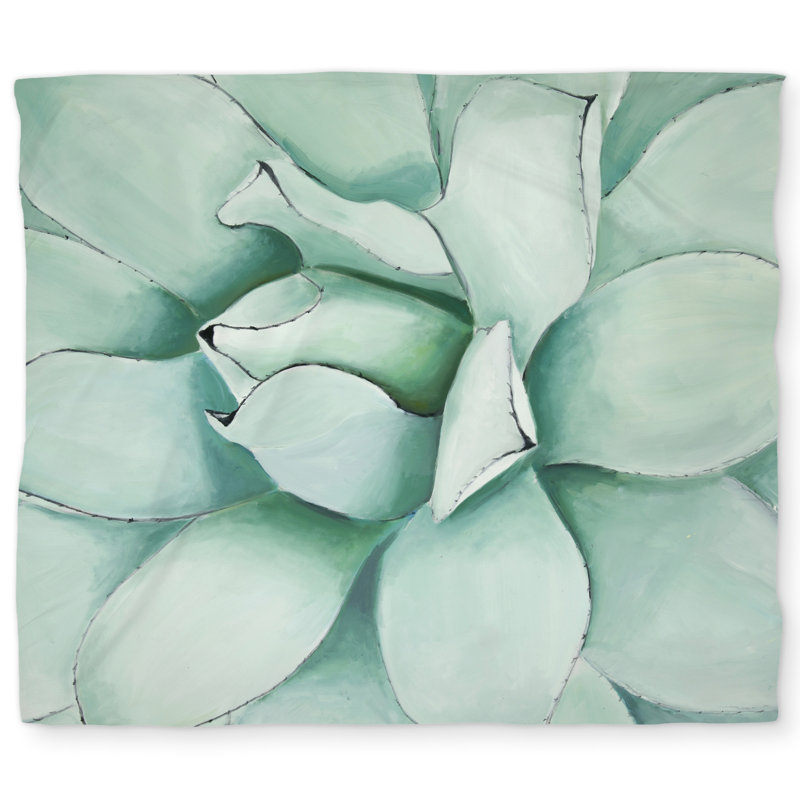 Succulent Closeup - Botanical Exotic Duvet Cover | Home Decor