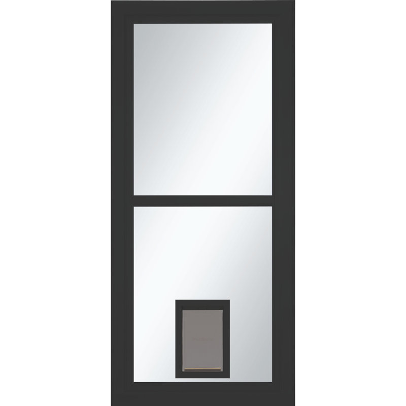 Fente pour animal de compagnie 80 Series Fullview sans poignée, H 81 po x l 32 po x P 2,375 po, Noir
