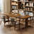 Simple light luxury solid wood table-1246994281