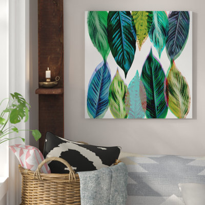 «Leaves Green», reproduction d'art sur toile