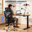 Fauteuil de bureau ergonomique à dossier haut en filet, accoudoirs 4D, soutien lombaire dynamique, inclinable, siège coulissant, appui-tête et roues silencieuses, fauteuil de bureau de bureau personnel-1970611208