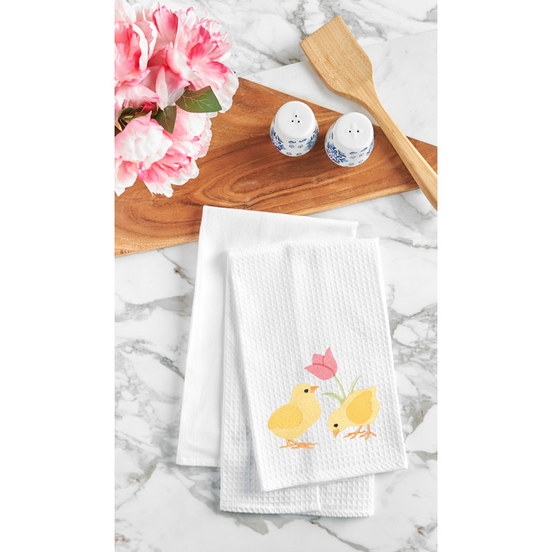 Serviette Chicks & Tulip