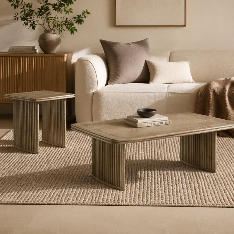 Ensemble de tables basses 2 pièces Dreydon