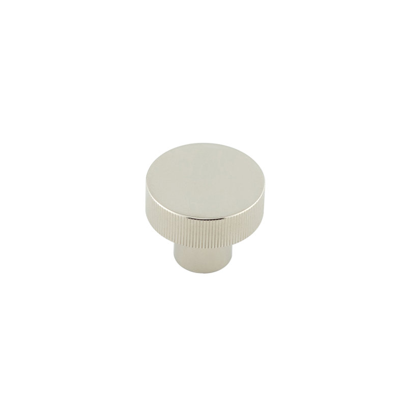 Hoxton 30mm Diameter Round Knob, Polished Nickel