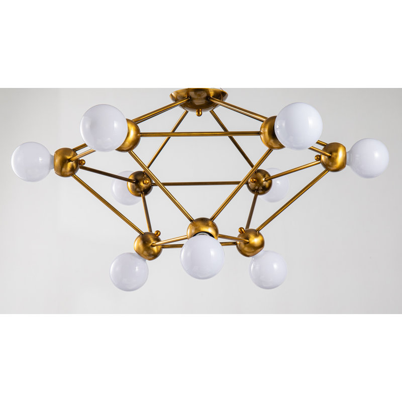 Plafonnier encastré 9 lumières
