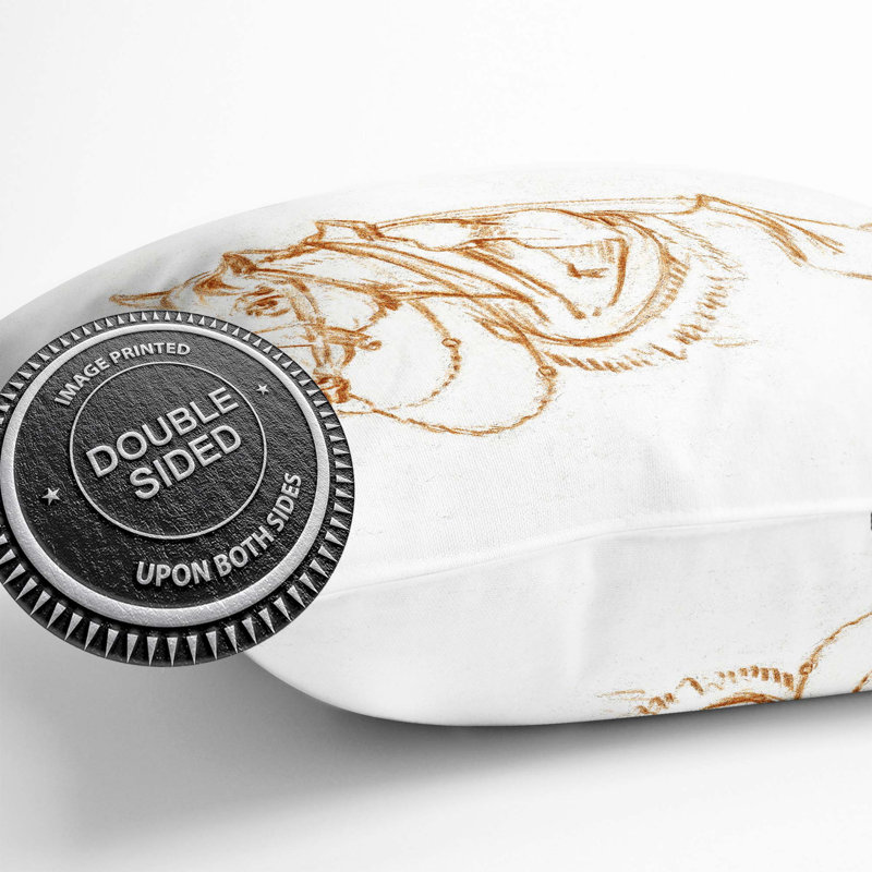 Square Throw Cushion, 40cm H x 40cm W x 15cm D