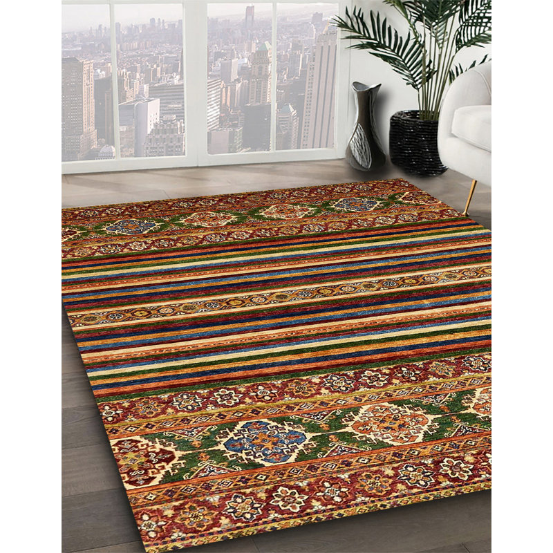 Abstract Indoor Rug, Rectangle 7' x 9'