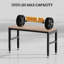 Établi réglable 48 po, banc de travail en bois robuste, capacité de charge de 2 000 lb, table de travail pour garage, atelier, bureau, maison
