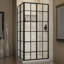 Cabine de douche à cadre coulissant noir mat P 34 1/2 po x l 34 1/2 po x H 72 po DreamLine-31983554-131236799