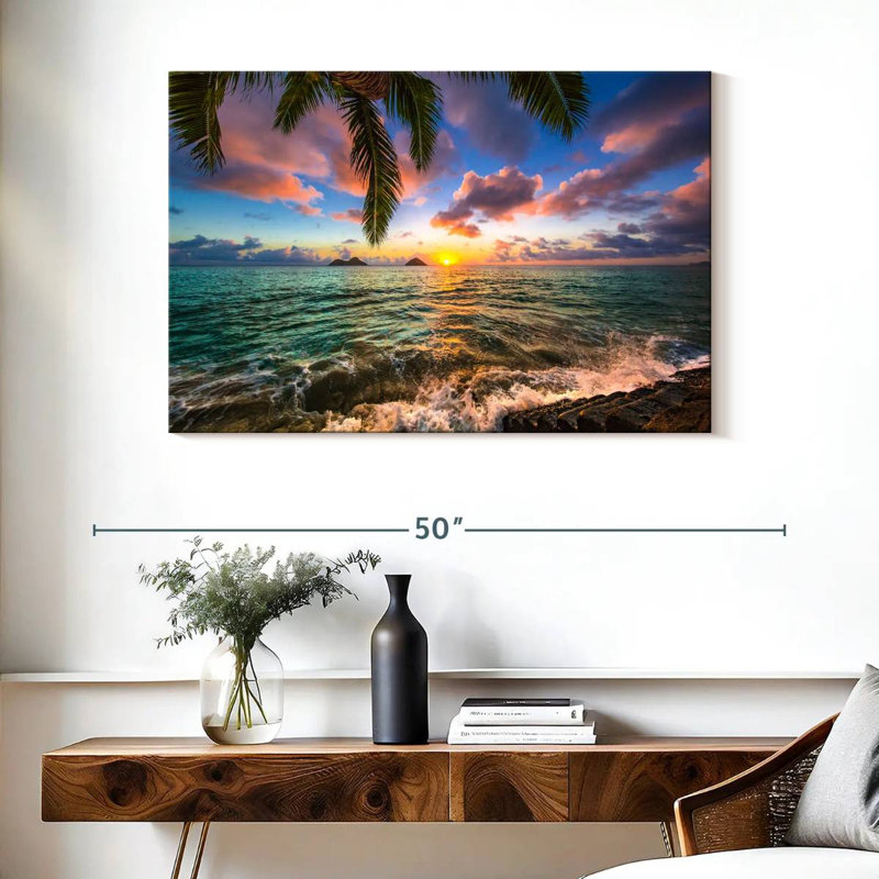 Ravi Lanikai Sunrise Vista, H 26 po x l 39 po