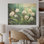 Méticuleusement fleurs de neige dans la forêt - Snowdrops, art sur bois de pin naturel