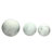 Marble Inspired Orbs for Living Room Decor - Decorative Ceramic Accent for Entryway Table, Shelf, or Home Decor - Set of 3, Gray-2137247190