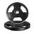 55lb Global Weight Plates for Barbell – 2-Inch Rubber Coated Tri-Grip, Cast Iron Core with Stainless Steel Ring, Low Noise, Floor Protection, Strength Training – Two-Pack (55lb x 2)