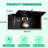 5-Piece Heavy Duty Steel Garage Storage Cabinet System | Modular Workshop Set with Rolling Tool Cabinets & Lockable Wall Cabinets | Easy Assembly Garage Organization for Tools & Equipment