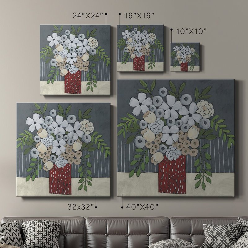Fleurs pour vous, toile tendue I-Premium Gallery - prête à être accrochée