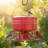 Squirrel Proof Bird Feeder With 32 Feeding Ports, 10LB Capacity Metal Birdfeeder For Cardinals, Bluebirds, Finches, All-Weather Hanging Feeder With Easy-Clean Design