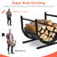 45cm W Metal Log Rack