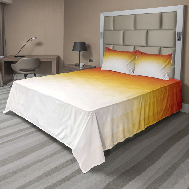 Microfiber Sheet Set, Queen Sheet Set + Fitted Sheet + 2 Pillowcases