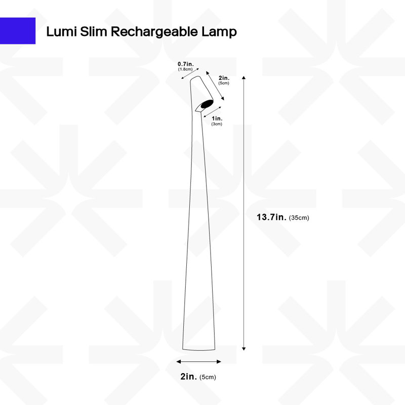 Lampe de table en alliage d'aluminium Desmund, Gris