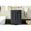 Meuble de rangement moderne pour salle de bain avec lavabo en céramique - Design élégant et meuble-lavabo spacieux avec tiroirs 24 po-289990473