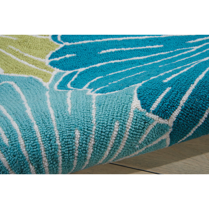 Asiha Floral Indoor Rug, Rectangle 5' x 7'6"