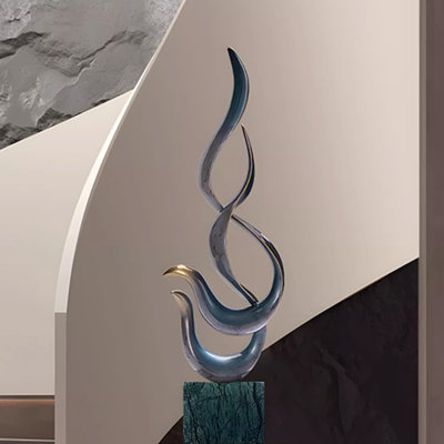 Modern Cuprum  Marble Decorative Object