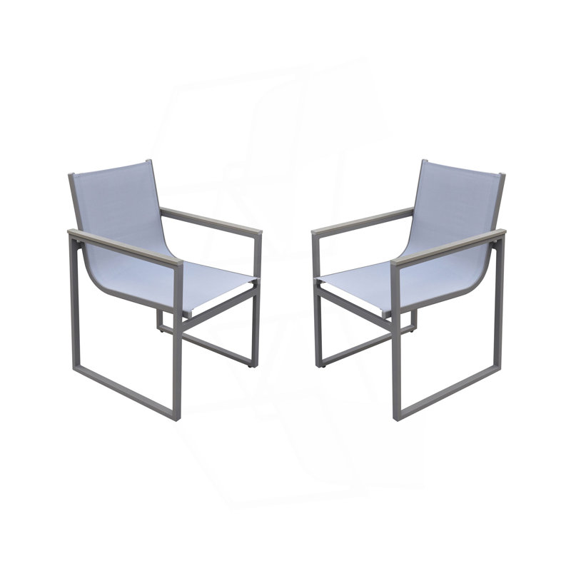 Ensemble de 2 chaises de patio Herra