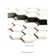 Hive Pattern 12" x 12" Matte Porcelain Mosaic Floor and Wall Tile