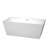 Sara 63'' x 32'' Soaking Acrylic Bathtub-40171080