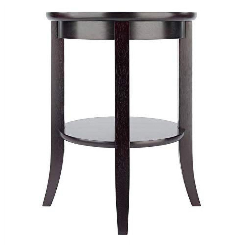  Table de bout Genoa, plateau en verre, une tablette
