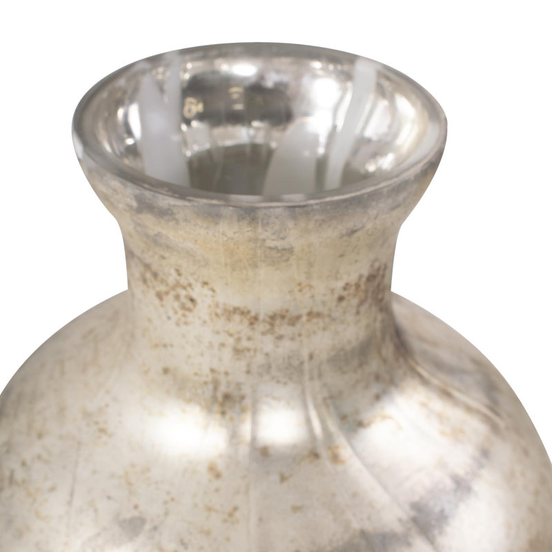 Dalip Flared Silver Vase