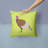 Turkey Hen Check Outdoor Throw Pillow-23813540-48710797