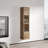Fly 15.75" Floating Bookcase with 16-Color LED Lighting, High Gloss Finish-247303391