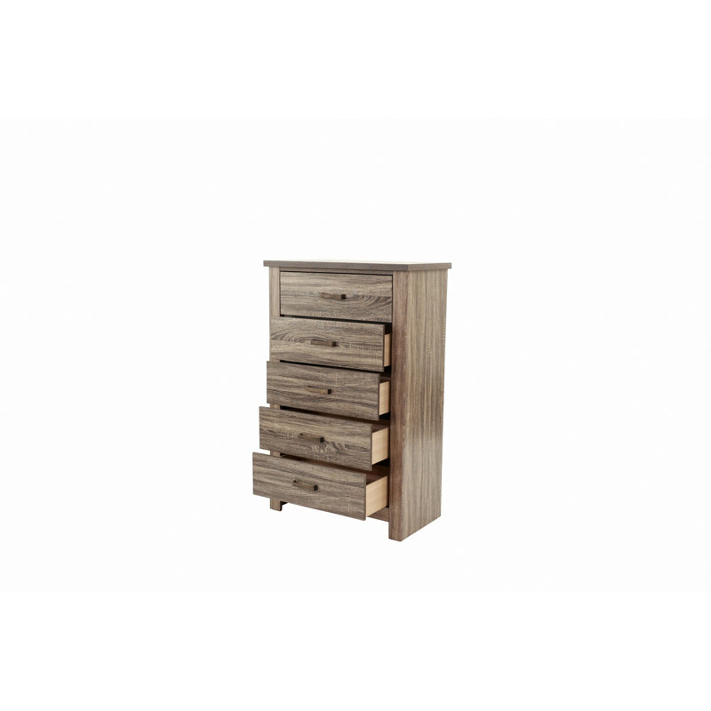 Commode rustique en bois avec tiroirs de rangement pour chambre à coucher, commode de rangement pour chambre à coucher pour rangement