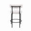 Ensemble de 2 tabourets de bar à hauteur de comptoir moderne de 26 po avec pieds en métal noirs avec repose-pieds pour salle à manger Woker Furniture-1913381358-1913381357