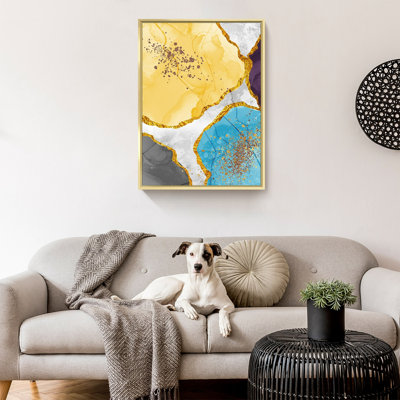 Impression sur toile, cadre flottant