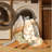 Machine Washable Wilkerson Cauliflower Minimalist Rug in Beige – Beige Binding-1329813643
