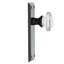 New York Plate with Round Clear Crystal Door Knob-302346483-302346478