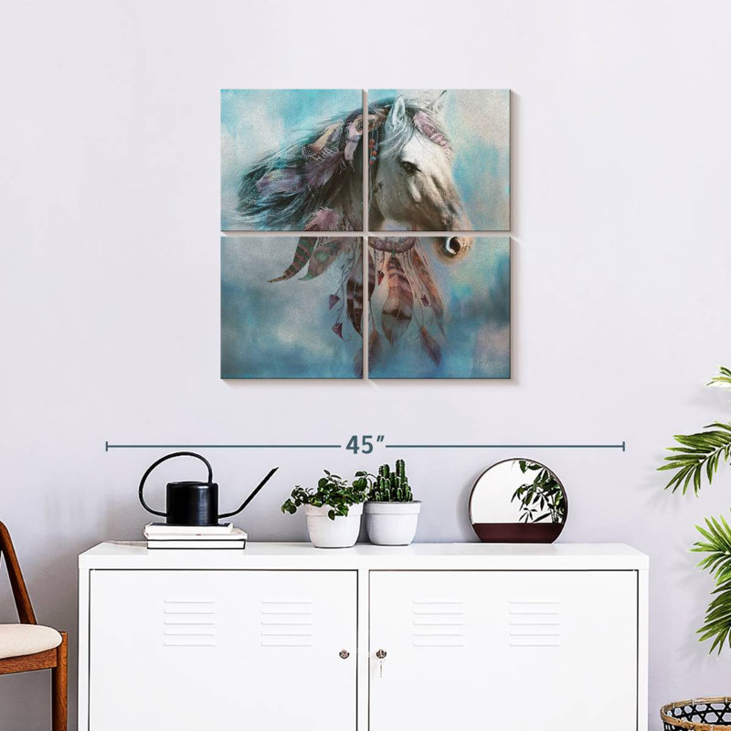 Brampt Native Dream Horse, 26" H x 26" W
