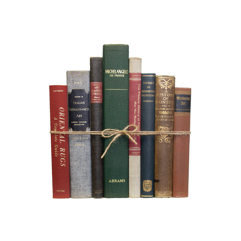 Decorative Books - Vintage Art Oversized Book Bundle - 1 Foot of Books
