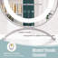 Metal Round Floor Mirror