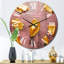 Horloge murale abstraite en métal-93380137