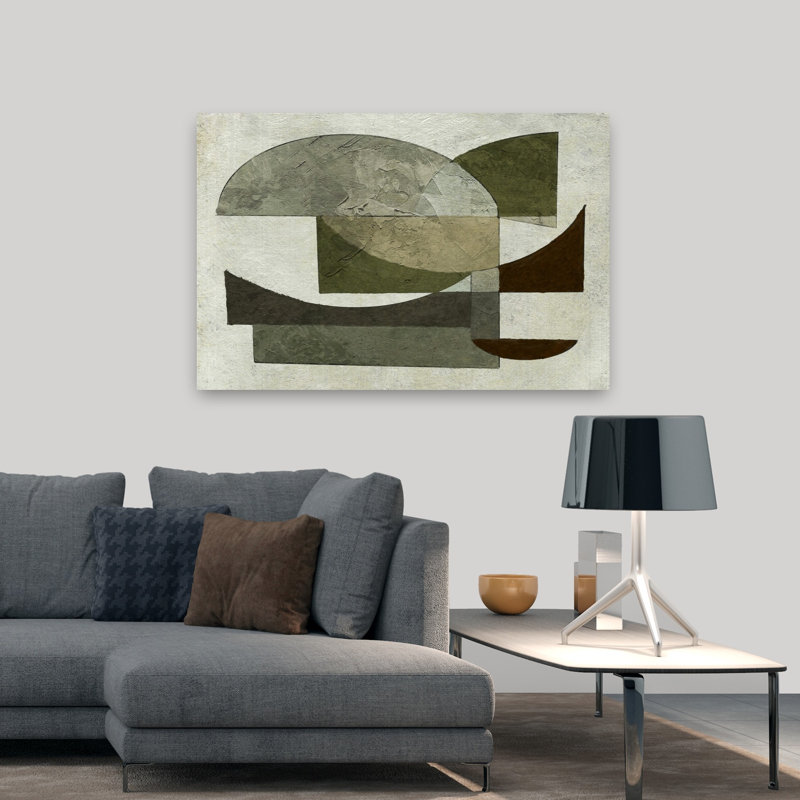 Art contemporain contemporain abstrait, H 32 po x l 48 po