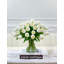 X-large 50 Tulip 19 Inch French Floral Arrangement In Vase