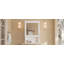 Armoire de rangement de salle de bain murale 20 "avec miroir, armoire de rangement murale avec porte, armoire à pharmacie murale à miroir