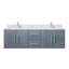 Ensemble de meuble-lavabo double mural 60 "Geneva-87285961-112899378