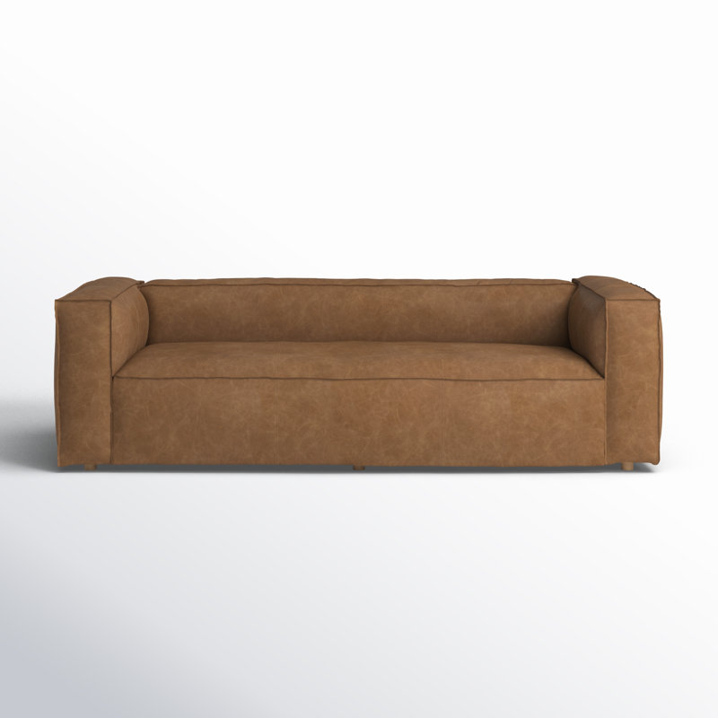 Nolita Sofa, Saiko Natural Top Grain Leather