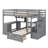 Bunk Bed With Desk, Drawers And Shelves-2078179806