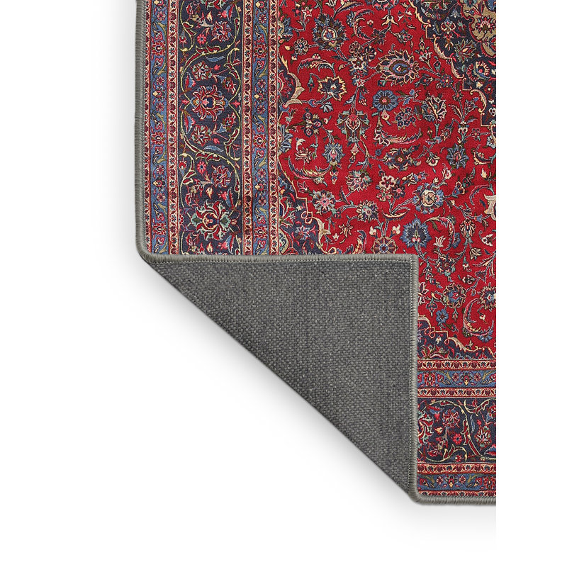 Tapis traditionnel rouge / rose Diekmeyer, Rectangle 3 pi x 5 pi