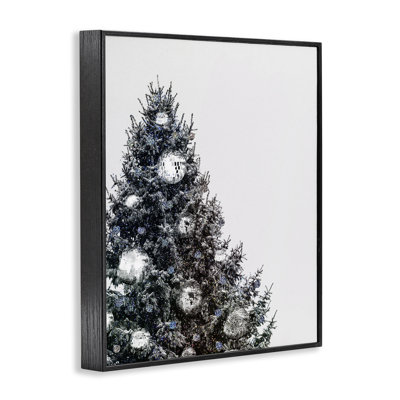 Ornements disco sur arbre, estampe numérique par Victoria Barnes